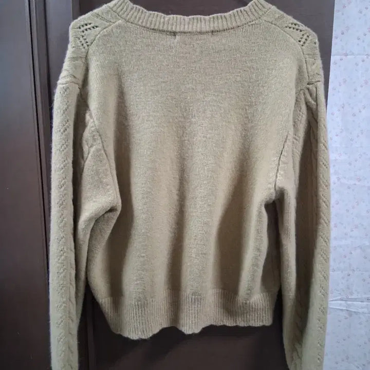 [BUNJANG] Grace Muse Cable Knit Cardigan (Free Size) / grace muse 케이블 니트 가디건(프리)