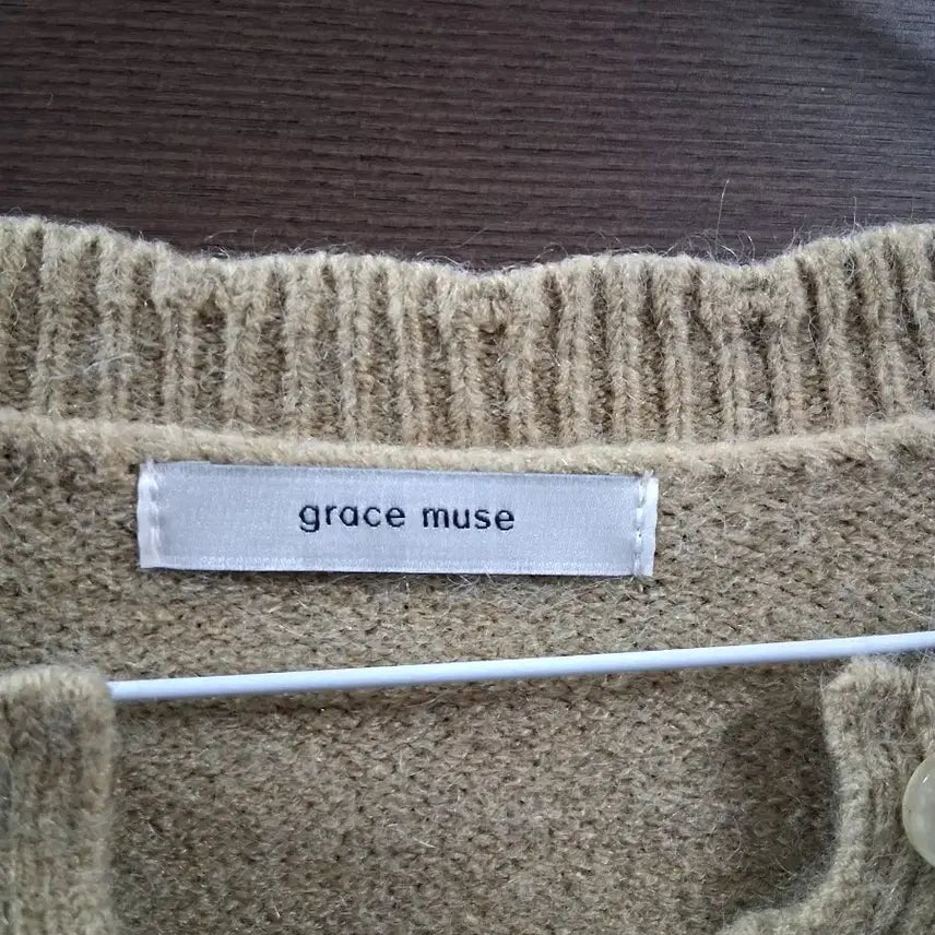 [BUNJANG] Grace Muse Cable Knit Cardigan (Free Size) / grace muse 케이블 니트 가디건(프리)