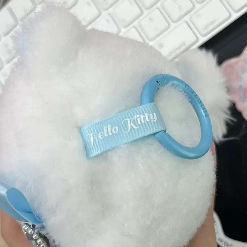 [BUNJANG] Sanrio Shining Miaou Kitty Keychain Doll / 산리오 샤이닝 미야오 키티 키링 인형
