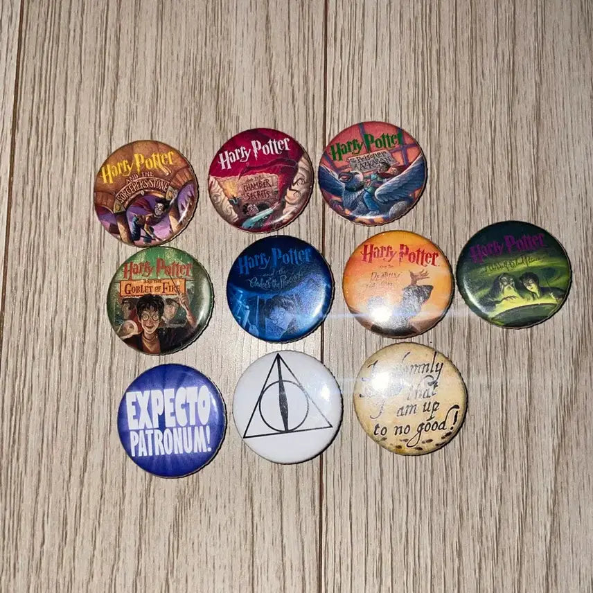 [BUNJANG] Harry Potter Series 10-Piece Badge Bundle Set / 해리포터 시리즈 뱃지