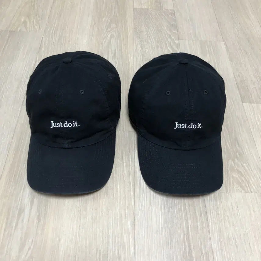 [SOLD OUT] OS) 나이키 NIKE 헤리티지 86 저스트 두잇 볼캡 블랙 2개