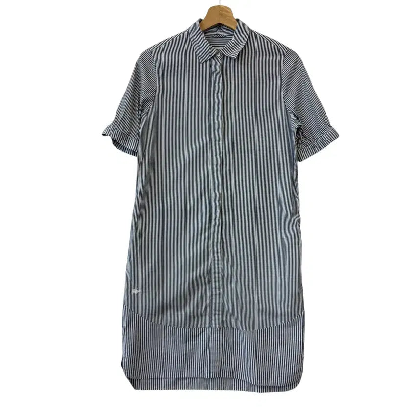 [BUNJANG] Lacoste Striped Short Sleeve Dress Size 34 / 라코스테 스트라이프 반팔 원피스 34 정품