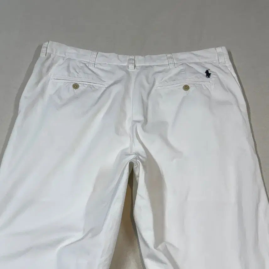 [BUNJANG] Polo Ralph Lauren White Classic Chino Pants / 38inch) 폴로 랄프로렌 화이트 클래식 치노팬츠