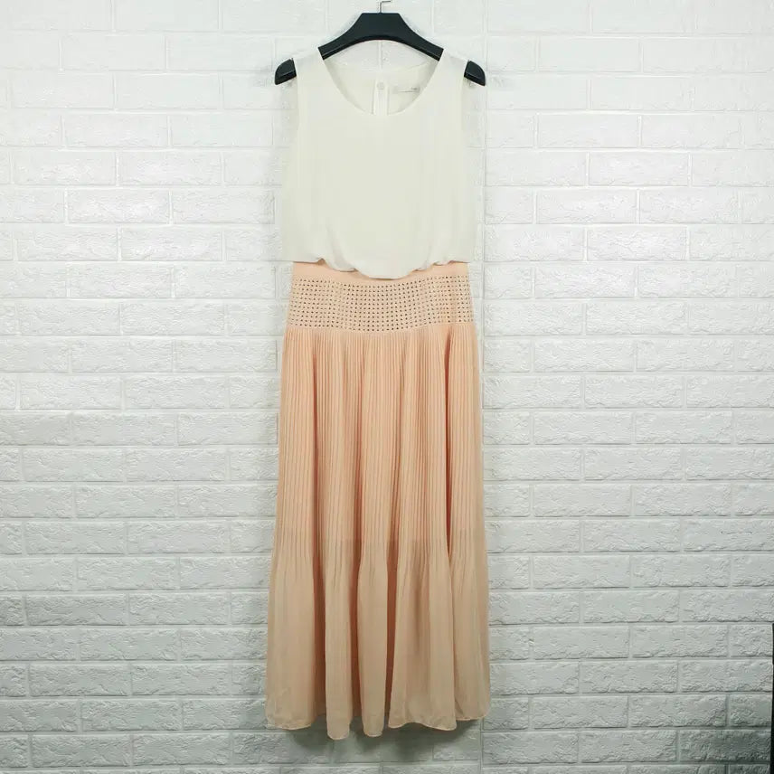 [BUNJANG] LeShop Sleeveless Pleated Long Dress / [55]르샵 민소매 플리츠 롱 원피스
