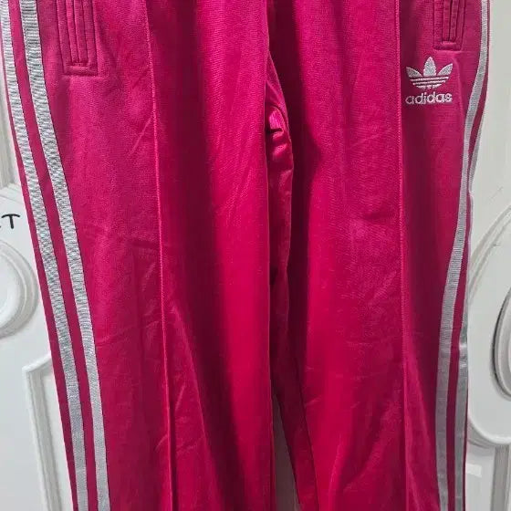 [BUNJANG] Adidas 3-Stripes Training Pants Hot Pink / 아디다스 3선 트레이닝 바지 핫핑크