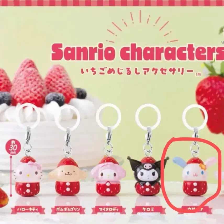 [BUNJANG] Sanrio Strawberry Usahana Sealed / 산리오 딸기 메지루시 우사하나