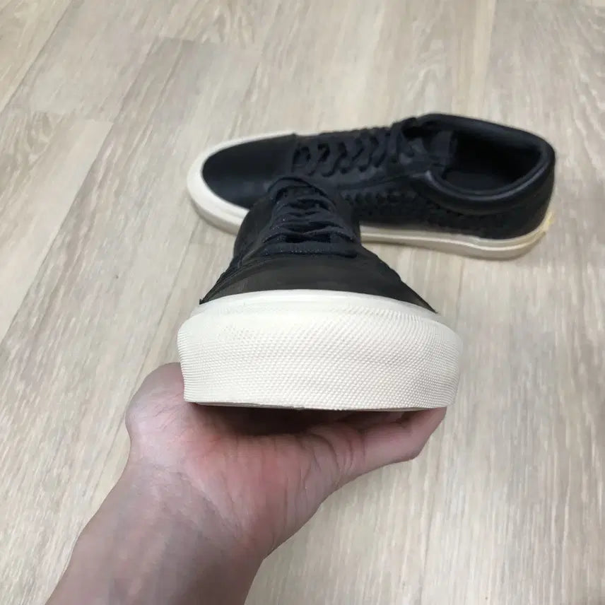 [BUNJANG] Vans Old Skool Weave DX Leather Black 270 / 270) 반스 VANS 올드스쿨 위브 DX 레더 블랙