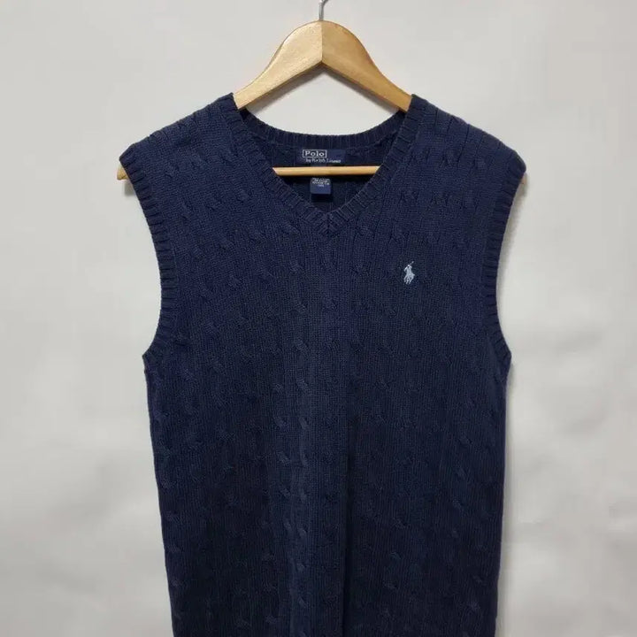 [BUNJANG] Polo Ralph Lauren Cable Knit Vest L / 폴로 랄프로렌 케이블 니트 베스트 L
