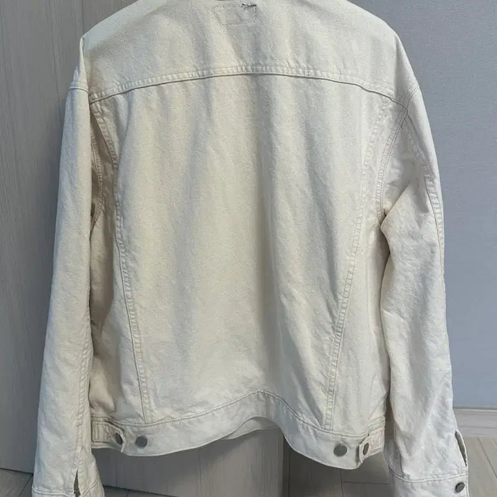 [BUNJANG] Polo Ralph Lauren Ivory Trucker Jacket L / 폴로 랄프로렌 아이보리 트러커 L