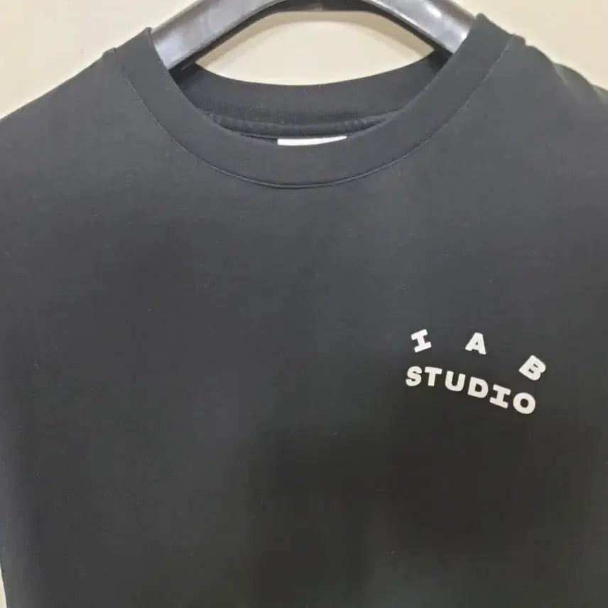 [BUNJANG] IAB STUDIO Black Short Sleeve T-Shirt XXL / IAB STUDIO 블랙 반팔 티셔츠xxl