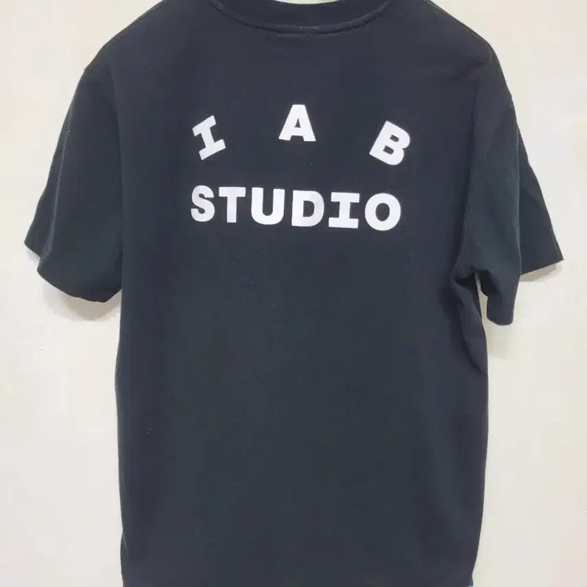 [BUNJANG] IAB STUDIO Black Short Sleeve T-Shirt XXL / IAB STUDIO 블랙 반팔 티셔츠xxl