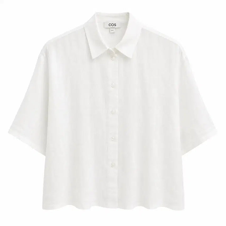 [BUNJANG] COS Linen Shirt White EUR 38 / 코스 린넨 셔츠 화이트 eur 38