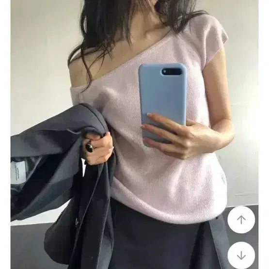 [BUNJANG] Maybe Baby Niang Knit Soft Pink / 메이비베이비 Niang knit 소프트핑크컬러