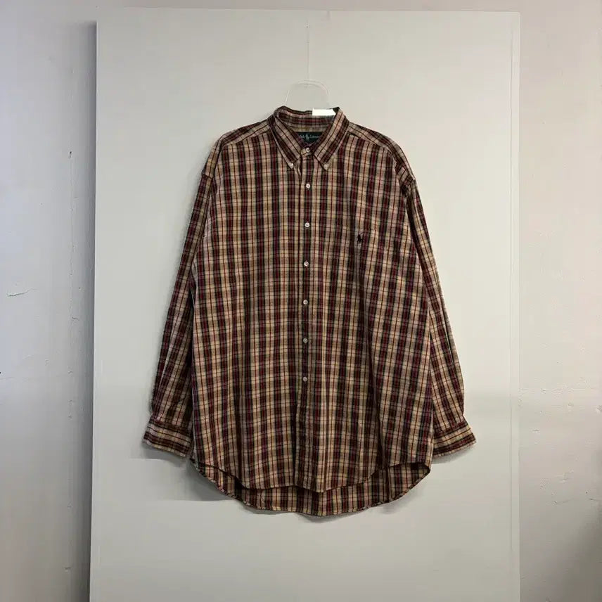 [BUNJANG] Polo Ralph Lauren 90s Big Shirt - Size L / 90s 폴로 랄프로렌 빅셔츠