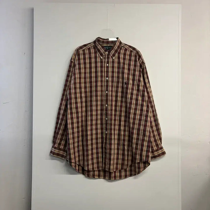 [BUNJANG] Polo Ralph Lauren 90s Big Shirt - Size L / 90s 폴로 랄프로렌 빅셔츠