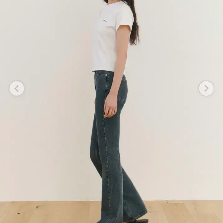 [BUNJANG] Venuet Riede Denim Dark Blue Long S / 베뉴엣 리에데님 다크블루 롱s