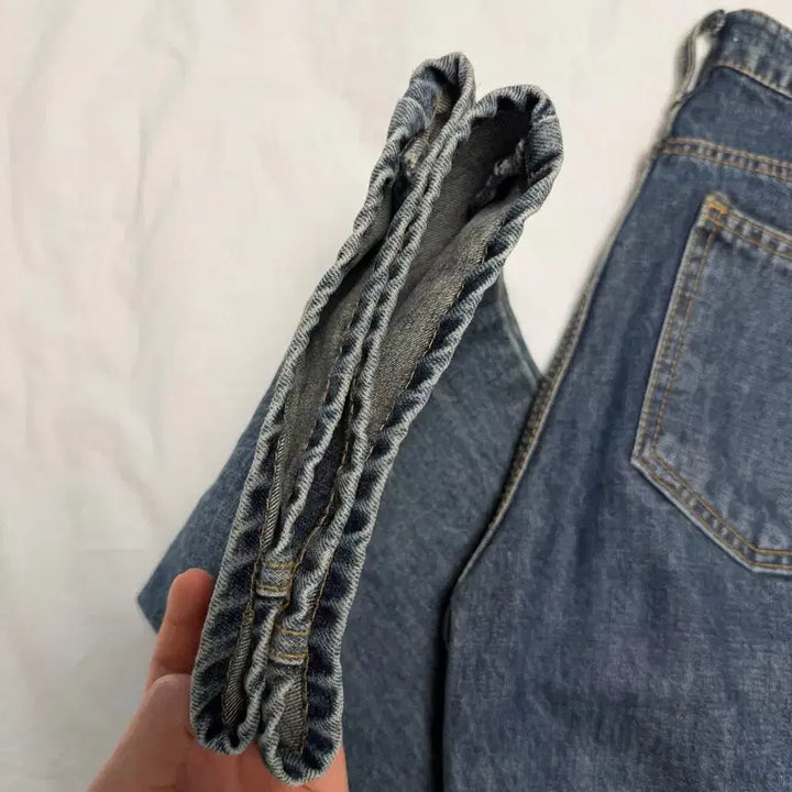 [BUNJANG] Venuet Riede Denim Dark Blue Long S / 베뉴엣 리에데님 다크블루 롱s