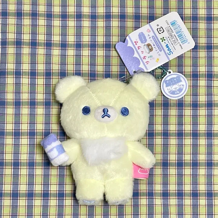 [SOLD OUT] 산엑스 리락쿠마 챠이로이코구마 온천 우유 마스코트 인형