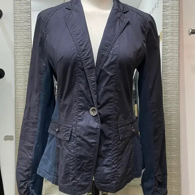 [BUNJANG] en-sui Navy Jacket (Size 38) / 일본 en-sui 자켓 네이비 38