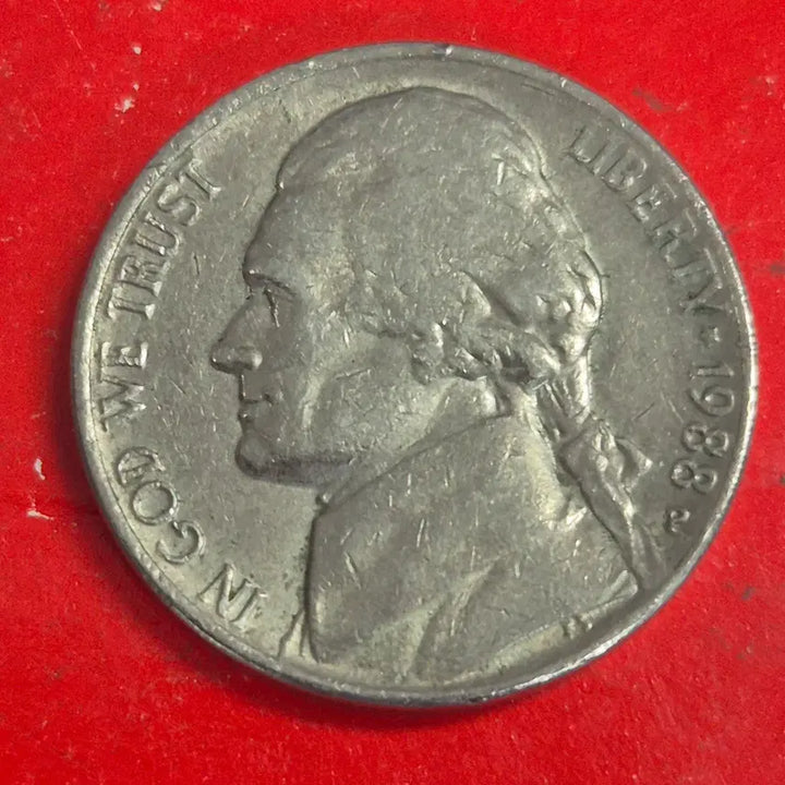 [BUNJANG] 1988 US 5 Cent Coin / 1988 미국 5센트 동전 M2488