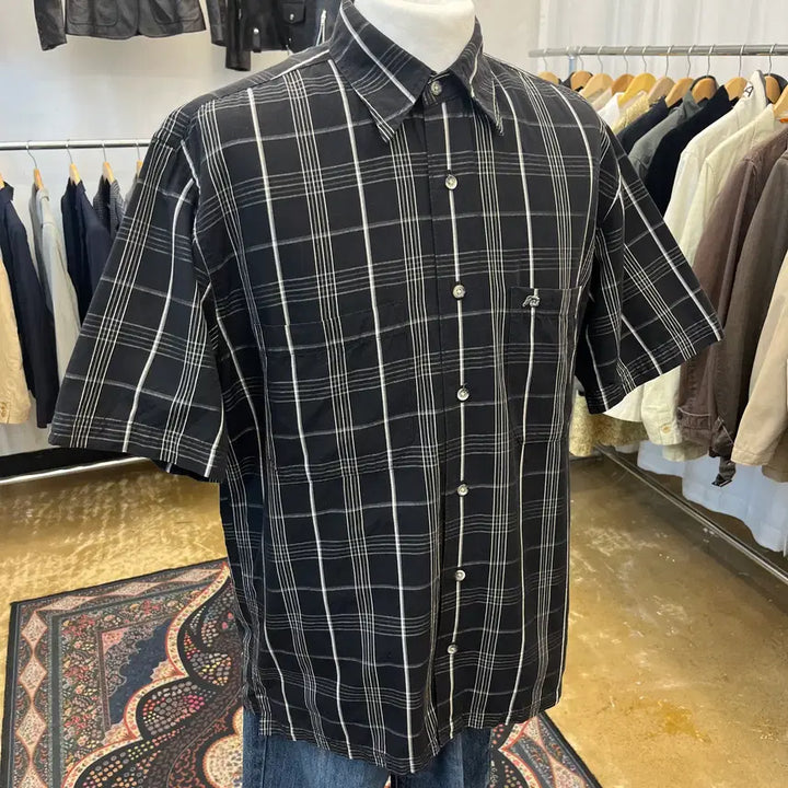 [BUNJANG] Pendleton Check Short-Sleeve Shirt / 펜들턴 체크 반팔 셔츠