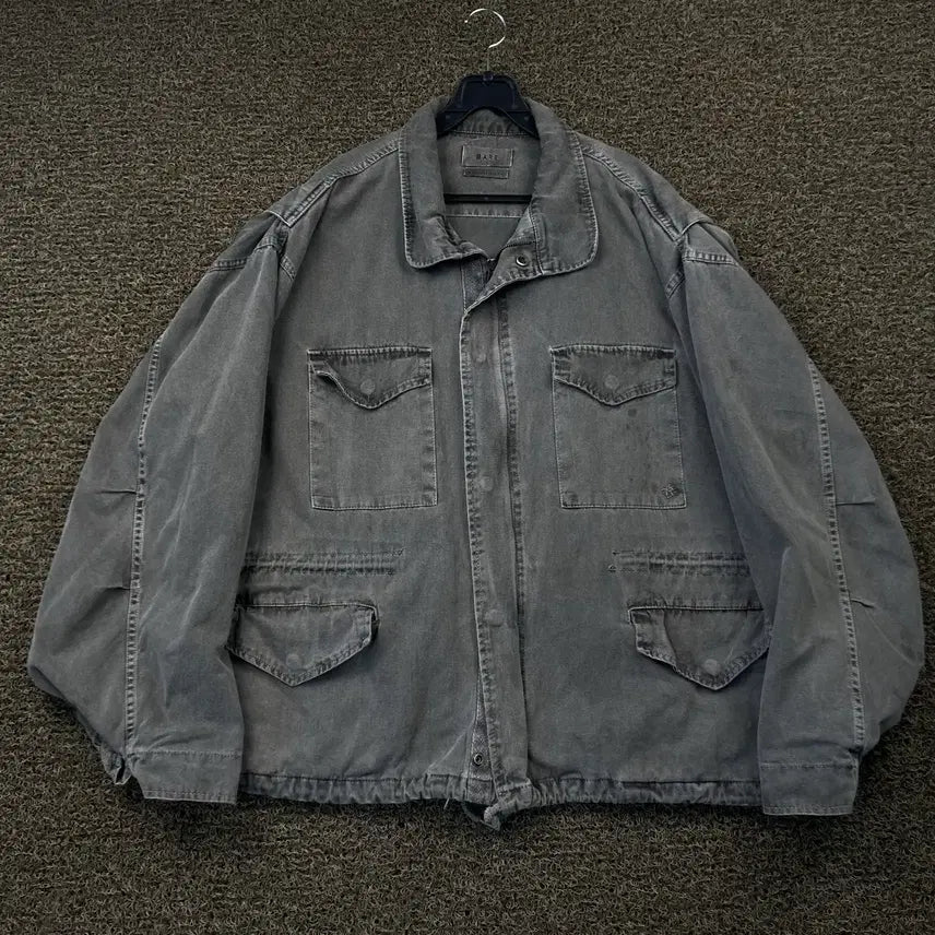 [BUNJANG] Vintage Denim Washed Field Jacket / 빈티지 데님 워싱 필드자켓