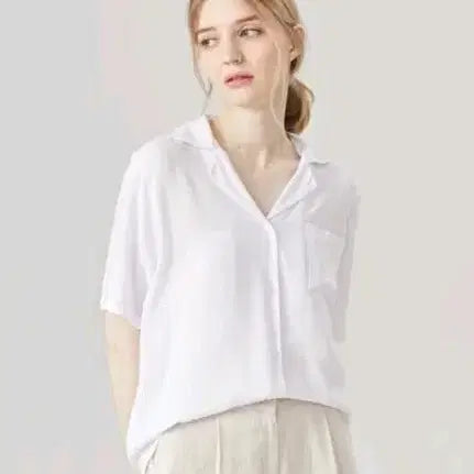 [BUNJANG] Tankus Linen Short-Sleeve Shirt / Tankus 린넨 반팔셔츠