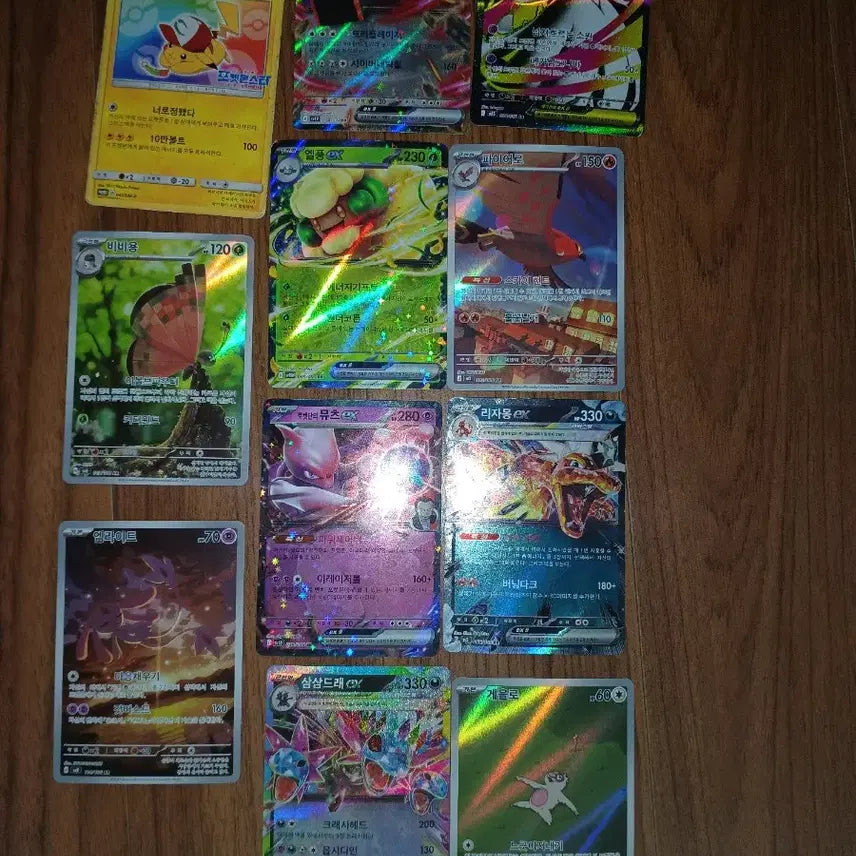 [BUNJANG] Pokemon Card Holo Set - EX / V Series / 포켓몬 카드 ex/V 홀로 카드 모음