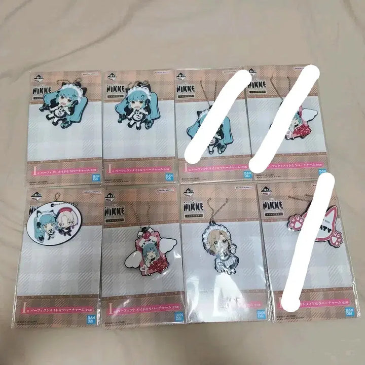 [BUNJANG] Nier: Automata Chapter 7 Lottery Rubber Charm Keyring Freebies / <개당0.4>니케 챕터7 쿠지 제일복권 I상 러버챰 키링 프리바티