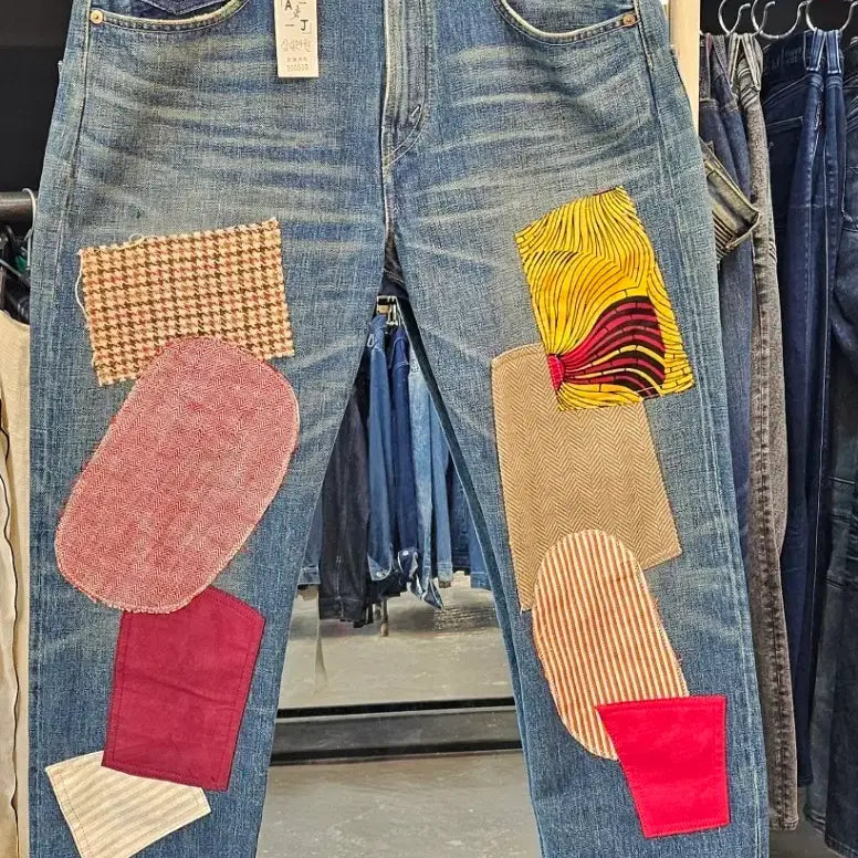 [BUNJANG] Junya Watanabe Patchwork Denim Pants / 준야 와타나베 패치워크 데님 팬츠