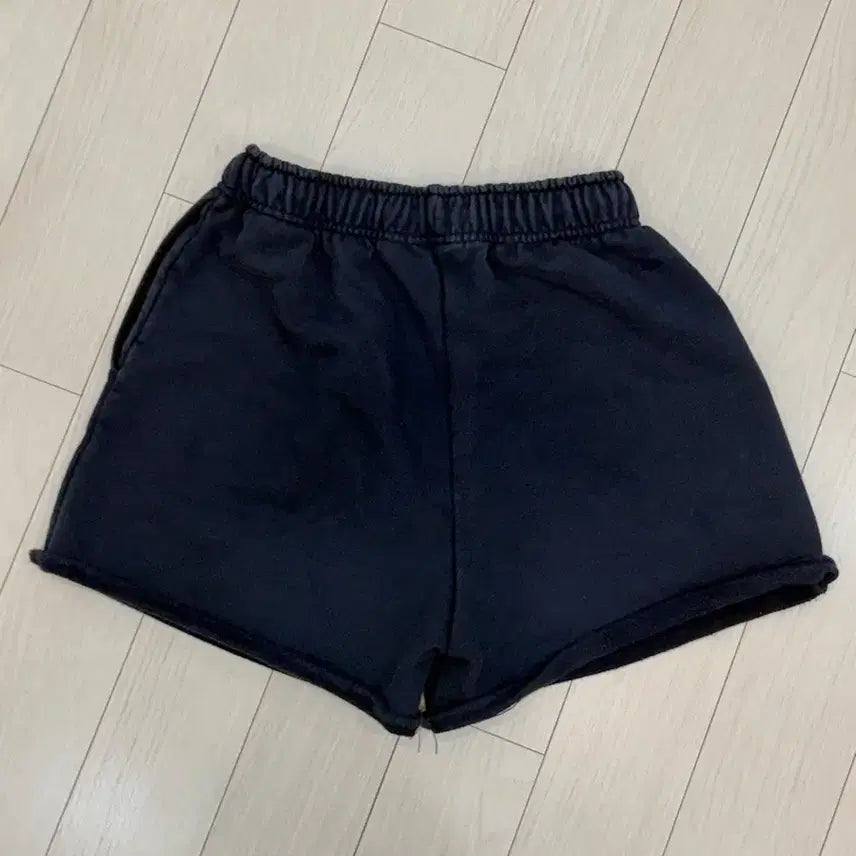 [BUNJANG] Mardi Mercredi Flower Logo Cotton Training Shorts Navy / 마르디메르크디 쇼츠 반바지 트레이닝 네이비