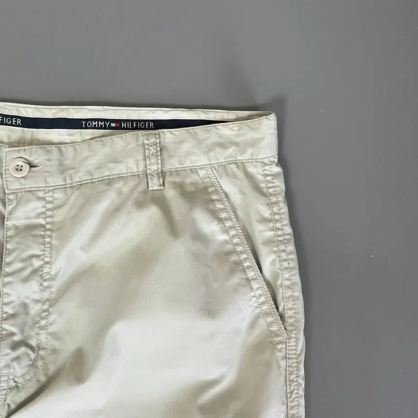 [BUNJANG] Tommy Hilfiger Light Beige Nylon Summer Pants / (36) 타미힐피거 연베이지 나일론 여름 팬츠