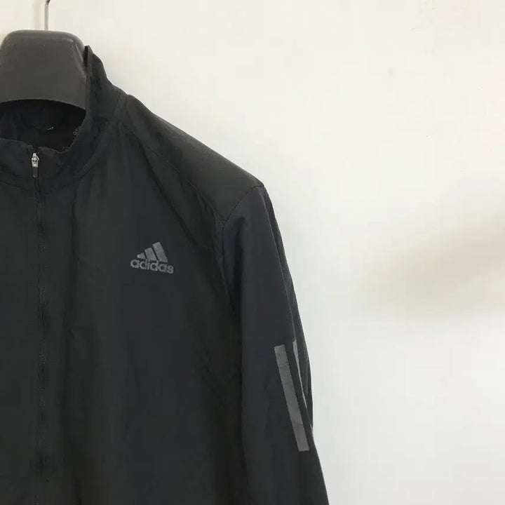 [BUNJANG] Adidas Energy Running Windbreaker Jacket Black Polyester L / 아디다스 에너지러닝 바람막이 [국내L]