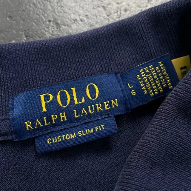 [BUNJANG] Polo Ralph Lauren New Navy Polo Shirt / 100 폴로 랄프로렌 신형 네이비 카라티