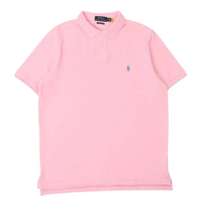 [BUNJANG] Polo Ralph Lauren QR Pink T-Shirt / 폴로 랄프로렌 QR 핑크 카라티