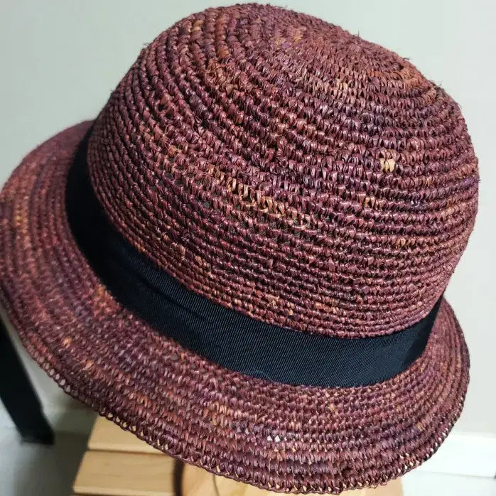 [BUNJANG] Louiel Raffia Bucket Hat / 루이엘 라피아 햇 버킷햇 여름모자