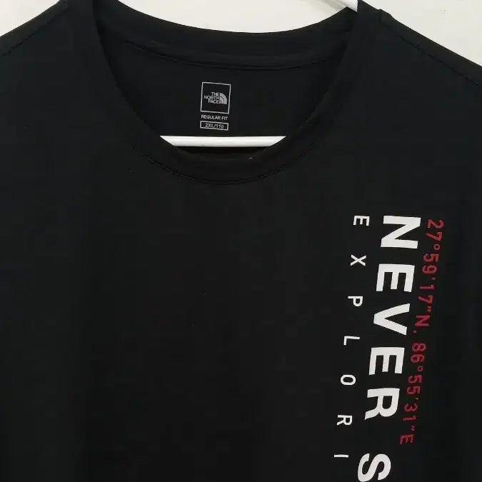 [BUNJANG] The North Face Never Stop T-Shirt Black XL / 노스페이스 Never Stop 검정 반팔티 2XL
