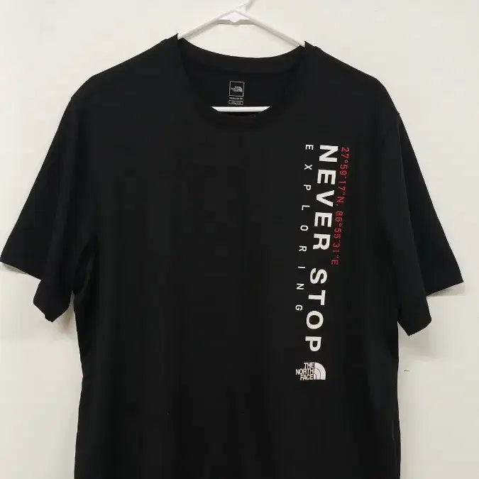 [BUNJANG] The North Face Never Stop T-Shirt Black XL / 노스페이스 Never Stop 검정 반팔티 2XL