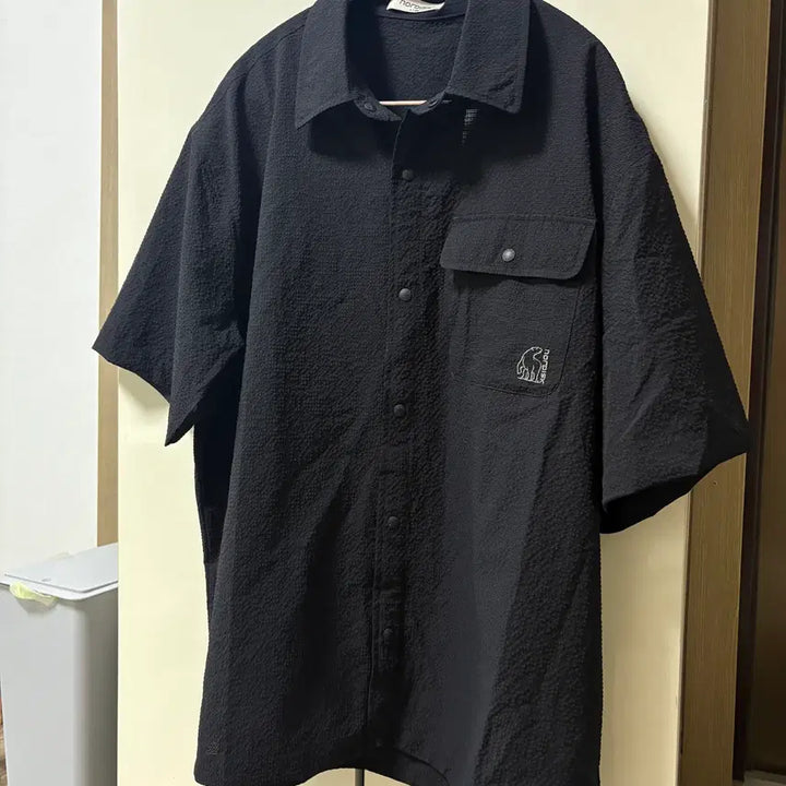 [BUNJANG] Nordisk Seersucker Short Sleeve Shirt L (100) / 노르디스크 시어서커 반팔 셔츠 L 100