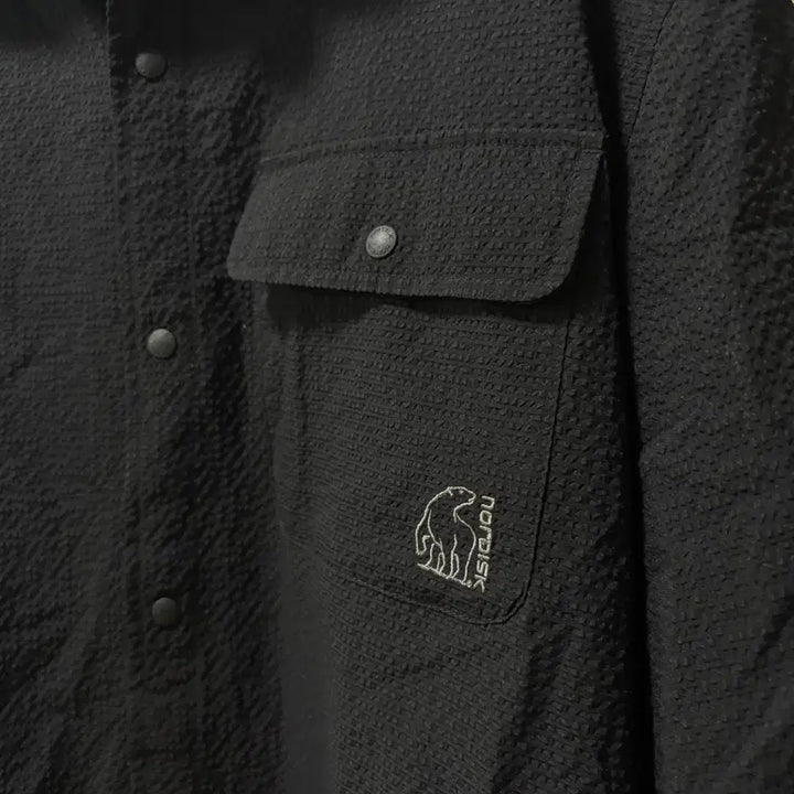 [BUNJANG] Nordisk Seersucker Short Sleeve Shirt L (100) / 노르디스크 시어서커 반팔 셔츠 L 100