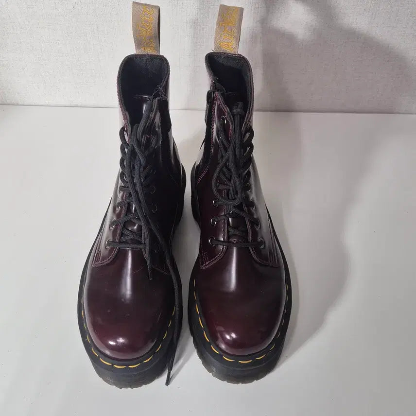 [BUNJANG] Dr. Martens Jadon Burgundy Boots / 닥터마틴 버건디 제이든 워커