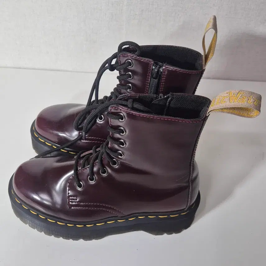 [BUNJANG] Dr. Martens Jadon Burgundy Boots / 닥터마틴 버건디 제이든 워커