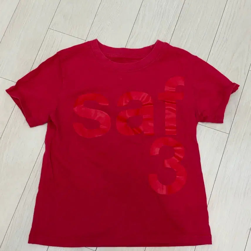 [BUNJANG] Safarispot Red Short-Sleeve T-Shirt / 사파리스팟 safarispot 빨간색 반팔 티셔츠
