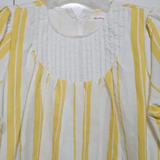 [BUNJANG] ROSEBAY Striped Puff Sleeve Dress / ROSEBAY 로즈베이 스트라이프  원피스 퍼프소매