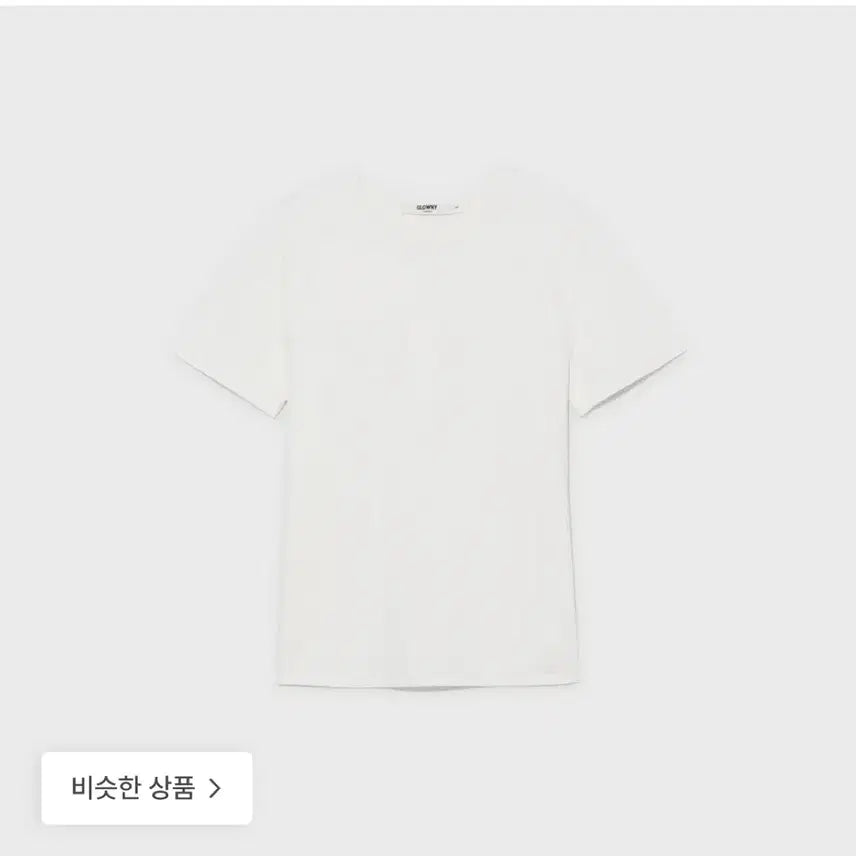 [BUNJANG] Glowny G Baby Knit Tee White Size S / 글로니 지 베이비 니트 티