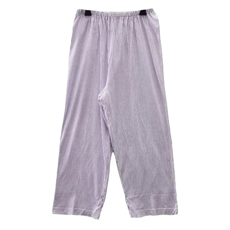[BUNJANG] Vintage Striped Elastic Waist Lavender Purple Pants / 빈티지 스트라이프 밴딩 라벤더퍼플 바지