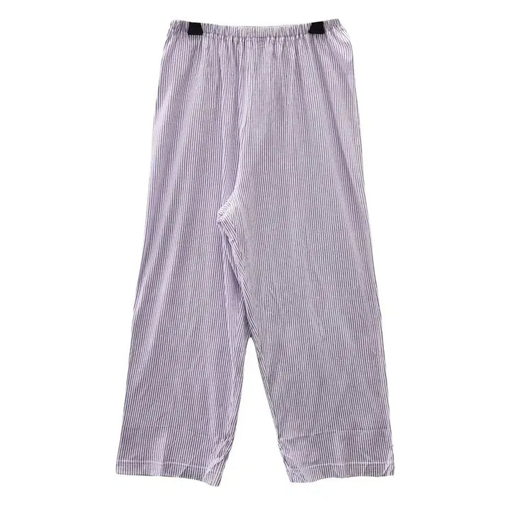 [BUNJANG] Vintage Striped Elastic Waist Lavender Purple Pants / 빈티지 스트라이프 밴딩 라벤더퍼플 바지