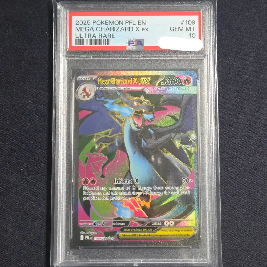 [BUNJANG] Pokemon Card North American Mega Charizard EX SR PSA 10 / [포켓몬 카드]북미판 메가 리자몽 EX sr PSA10