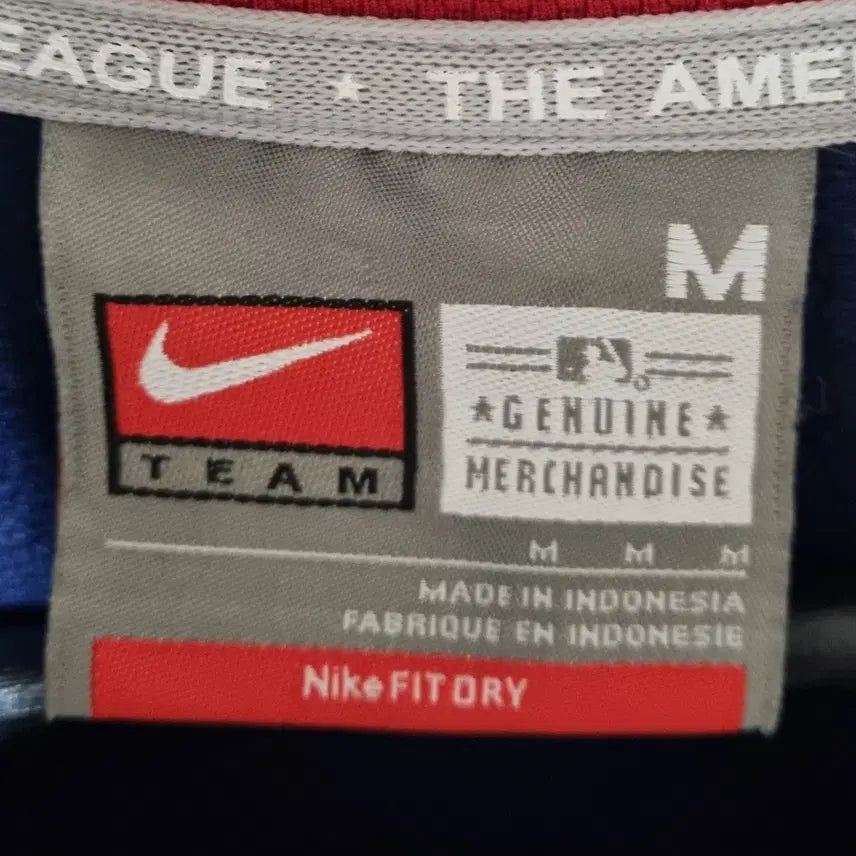 [BUNJANG] Nike x MLB Boston Red Sox Oversized Navy Short Sleeve Uniform Jersey / 오버핏 M ) 나이키 X MLB 보스턴레드삭스 네이비 반팔 유니폼 져지