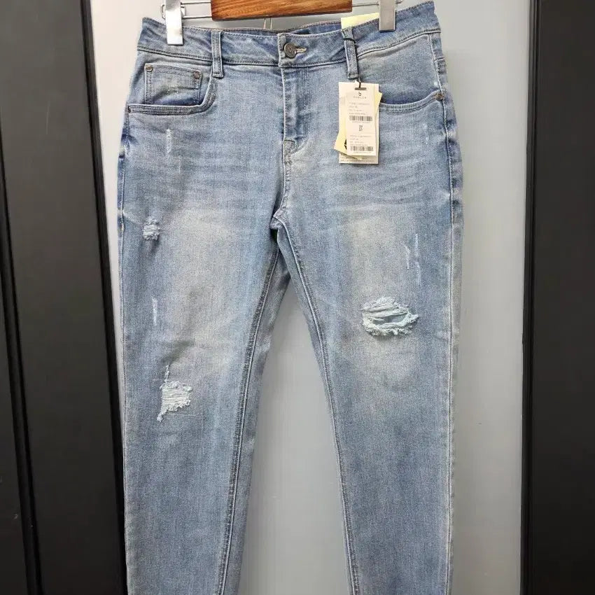 [BUNJANG] VANILLA B Beige Denim Pants 27 / 새)바닐라비  배기데님팬츠27